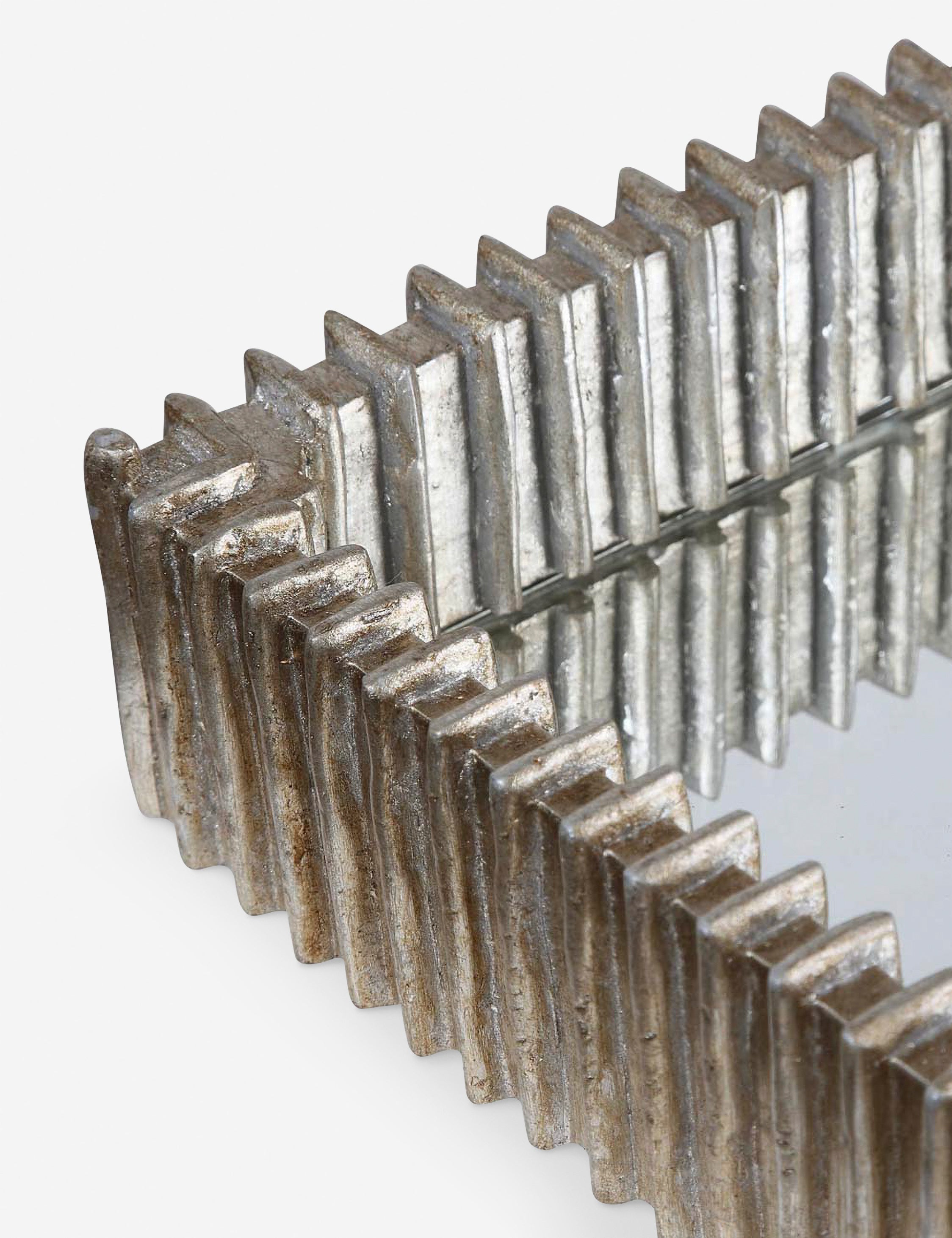 Ribbed Organic Silver Tray - DefaultTitle - Image 3
