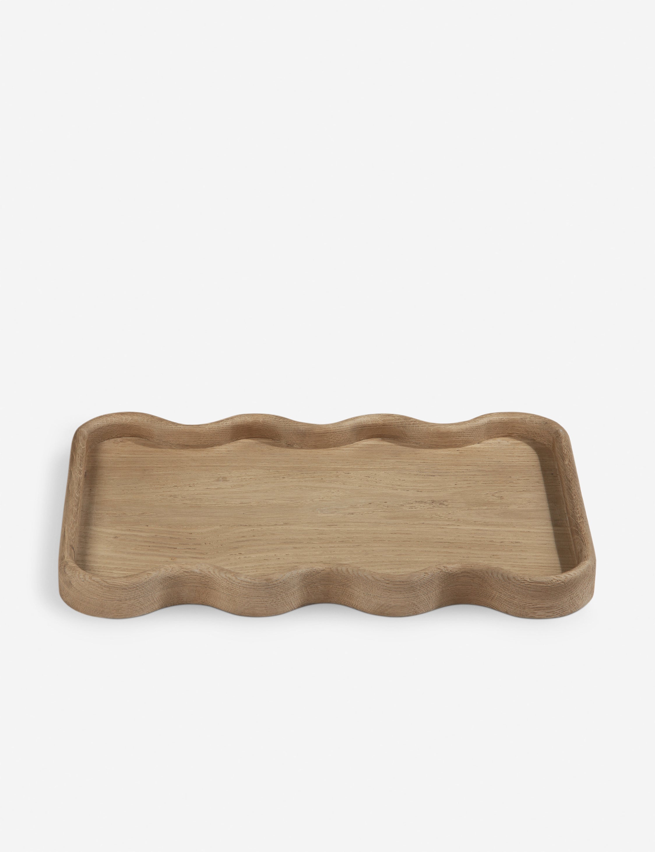 Sculptural Modern Oak Tray - Black - Image 7