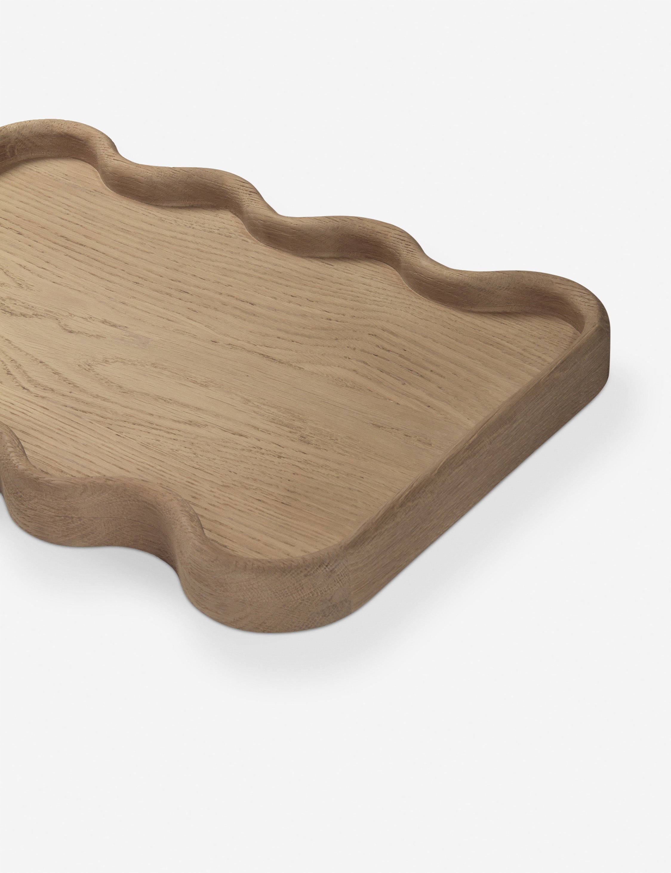 Sculptural Modern Oak Tray - Black - Image 10