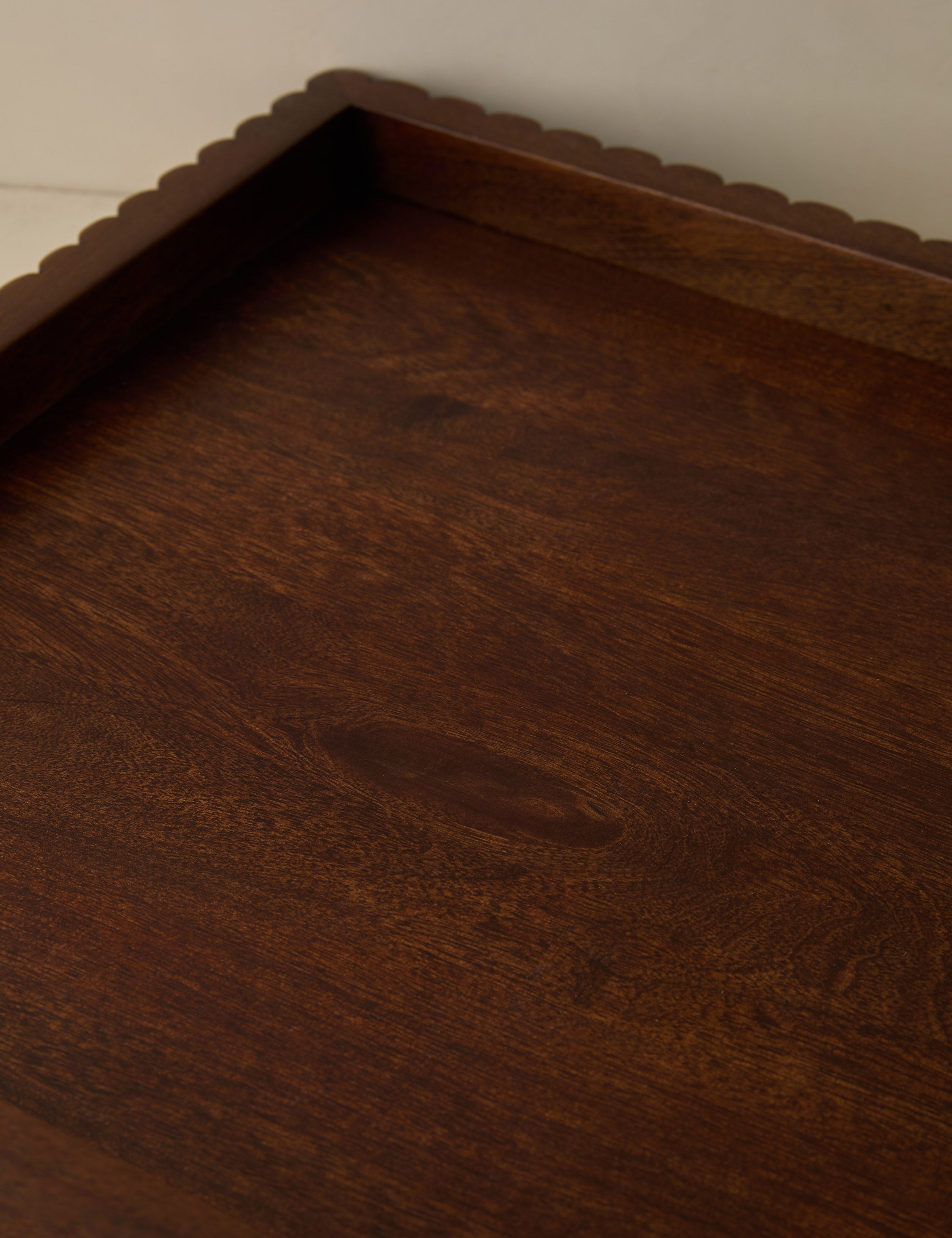 Organic Fluted Natural Tray - Brown - Image 5
