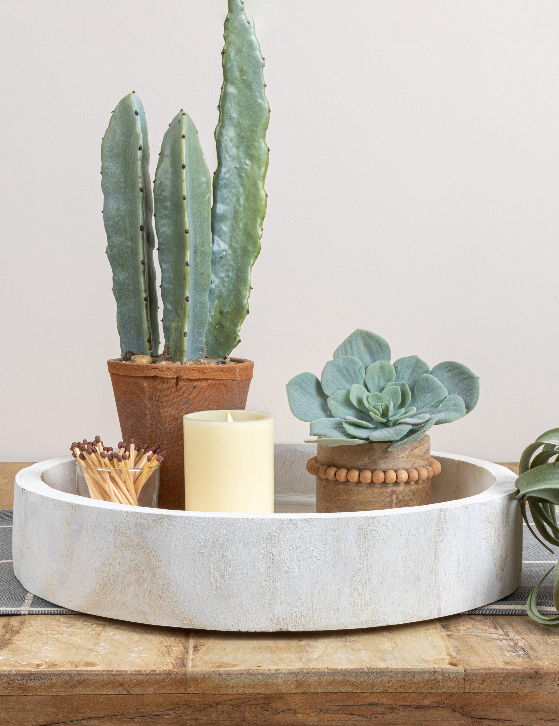 Organic Natural Wood Tray - DarkNatural