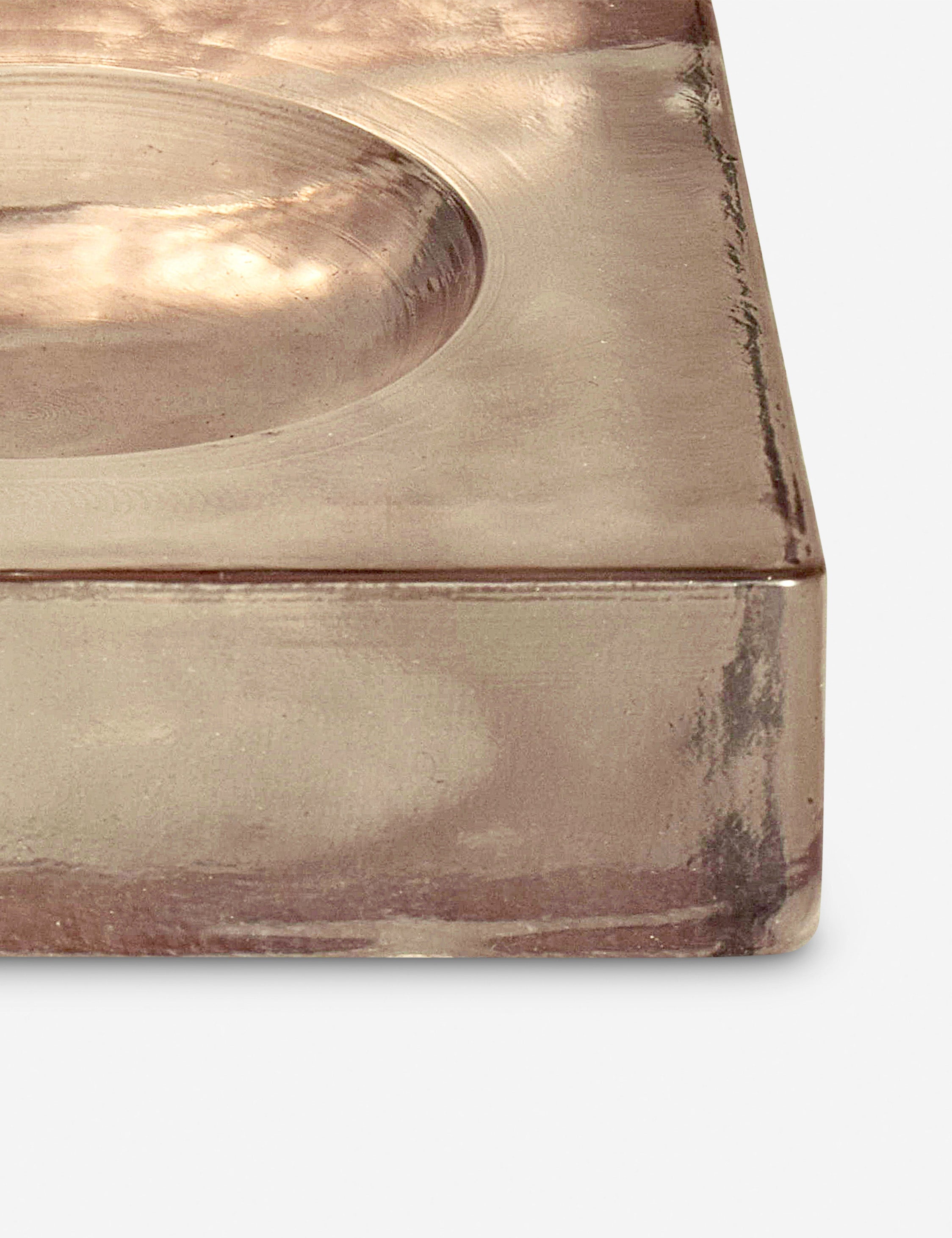 Modern Vintage Glass Catchall - Amber - Image 6