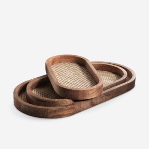 Natural Mango Wood Tray - Large