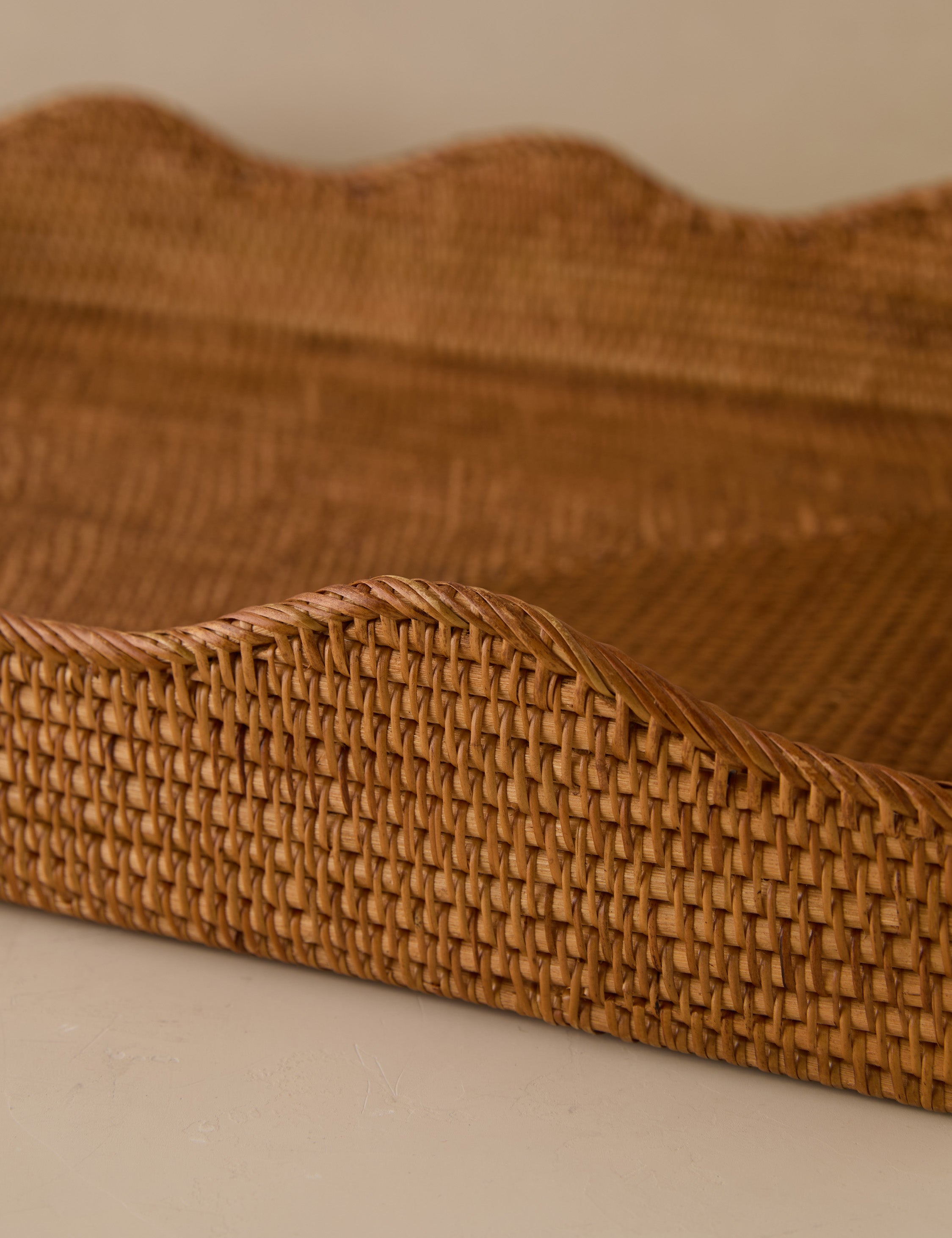 Organic Rattan Tray - Natural - Image 12