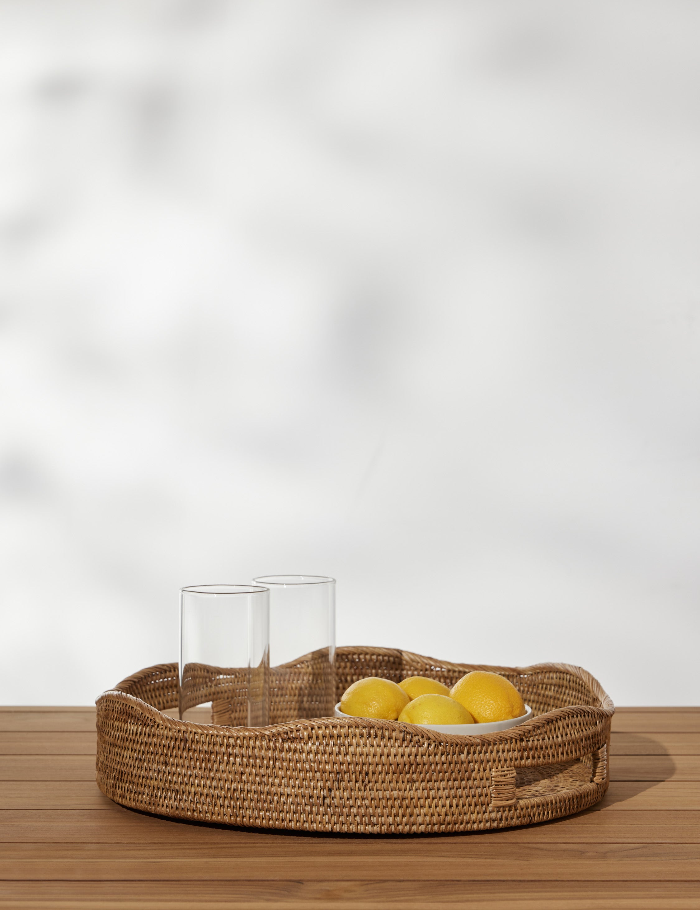 Organic Rattan Tray - Natural - Image 2