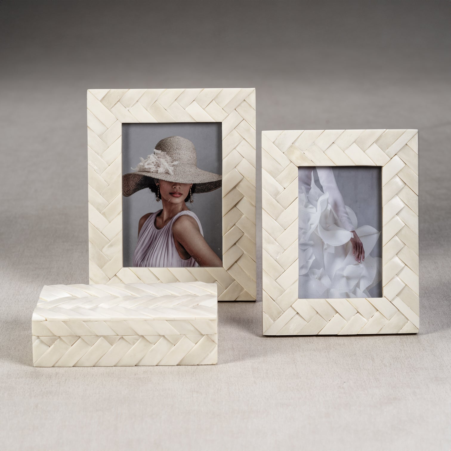 Bone Braided Photo Frame - Image 2